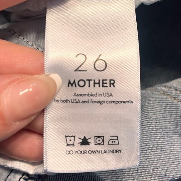 MOTHER Ankle Fray Jeans in Teaming Up size 26 - Picture 9 of 13